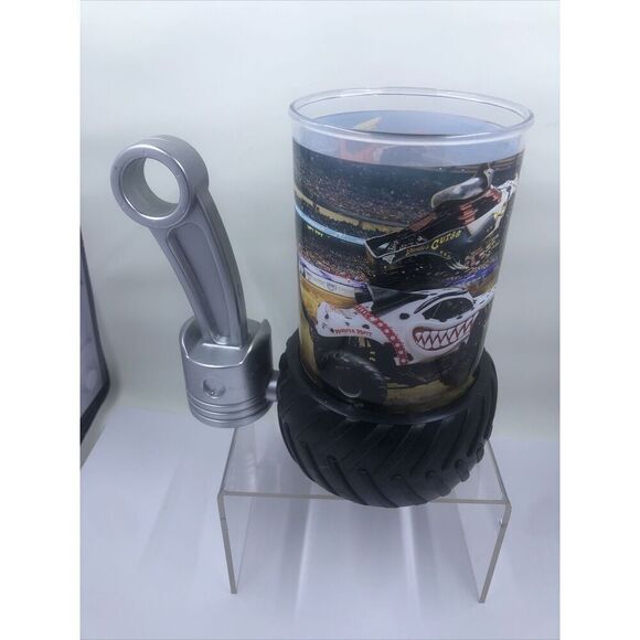 Monster Jam Trucks Collectible Plastic Souvenir Cup Piston & Tire - Picture 6 of 14